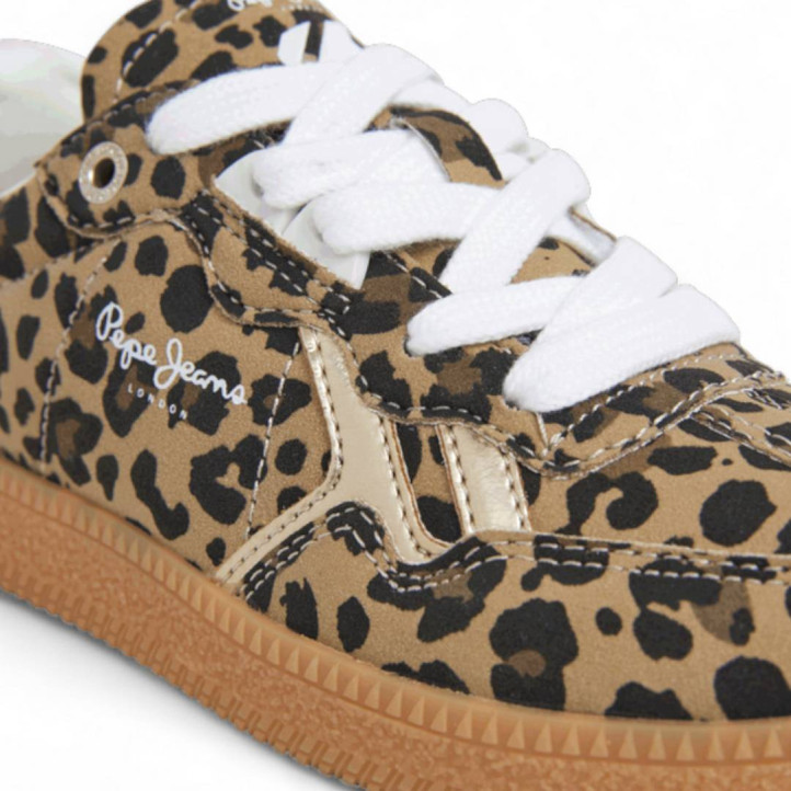 Zapatillas deporte Pepe Jeans ball print animal print con suela caramelo - Querol online