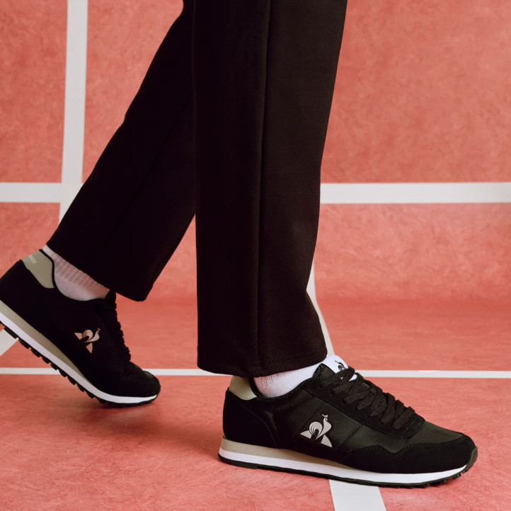 Zapatillas deportivas Le Coq Sportif astra 2 black con silver para hombre - Querol online