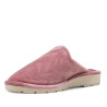 Zapatillas casa BEREVERE rosas con pelito y dibujos de corazones y estrellas