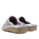 Zapatillas casa BEREVERE grises de pelito con logo entrelazado - Querol online