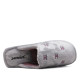 Zapatillas casa BEREVERE grises de pelito con logo entrelazado - Querol online