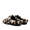 Sabatilles casa BEREVERE animal print de lleopard amb pelito