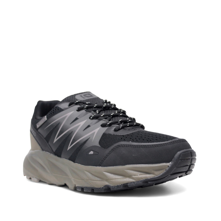 Zapatillas deportivas Nicoboco malker negras con detalles grises waterproof - Querol online