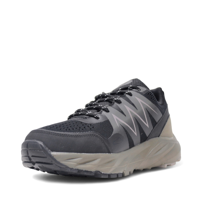 Zapatillas deportivas Nicoboco malker negras con detalles grises waterproof - Querol online