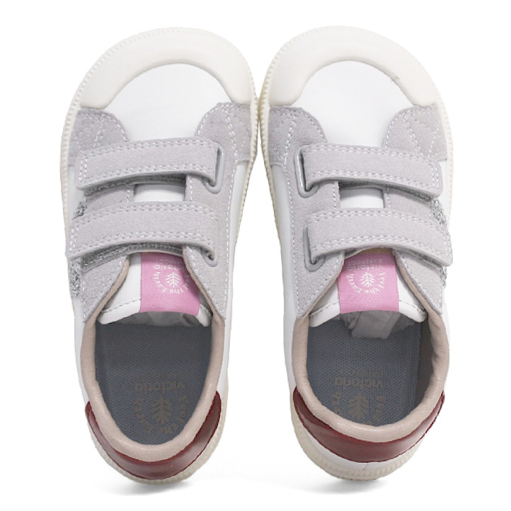 Zapatillas deporte Victoria oliver tiras efecto piel y contraste respetuosas - Querol online