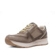 Sabatilles urban Treintas taupe amb acabat brillant i metal·litzat - Querol online