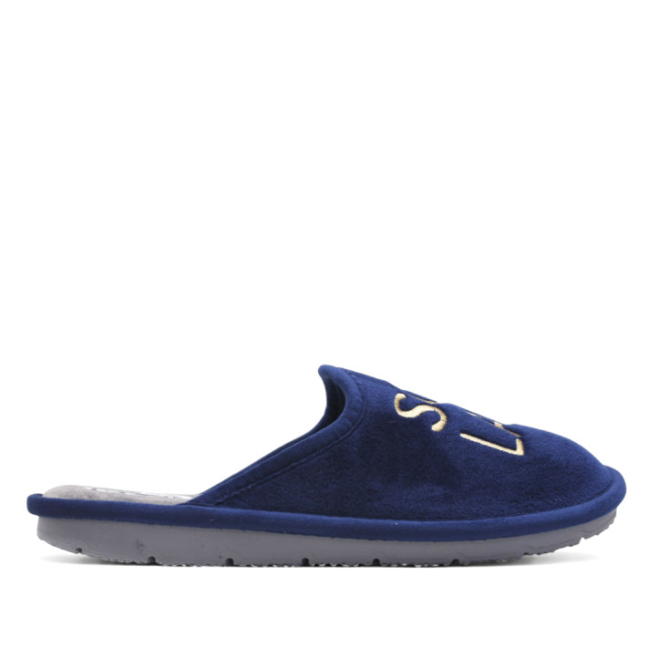 Zapatillas casa Se me ríen los pies azules soy la caña - Querol online