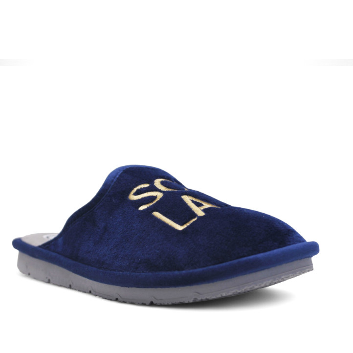 Zapatillas casa Se me ríen los pies azules soy la caña - Querol online