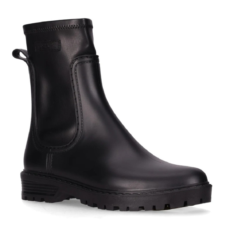 Botas agua Chika 10 rain 11 negras estilo calcetín - Querol online