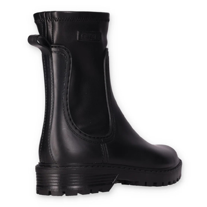 Botas agua Chika 10 rain 11 negras estilo calcetín - Querol online