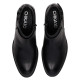 Botines tacón Chika 10 biden 12 negros con hebilla decorativa y tacón medio - Querol online