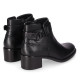 Botines tacón Chika 10 biden 12 negros con hebilla decorativa y tacón medio - Querol online
