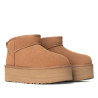 Botines plataforma UGG Classic Ultra Mini Chestnut