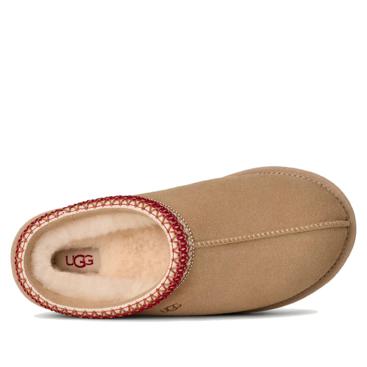 Zuecos UGG Tasman II Sand and Dark Cherry - Querol online