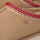 Zuecos UGG Tasman II Sand and Dark Cherry - Querol online