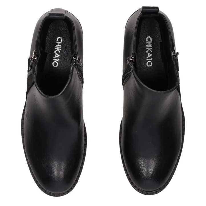 Botines tacón Chika 10 Tacón Medio Piel Vegana - Querol online