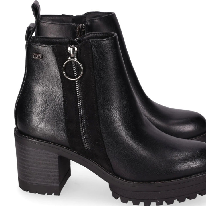Botines tacón Chika 10 Tacón Medio Piel Vegana - Querol online
