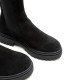 BOTINES DE SERRAJE NEGROS CON ELÁSTICOS CELESTE PORRONET - Querol online