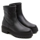 BOTINES DE PIEL NEGROS CON CREMALLERA CLARA PORRONET - Querol online