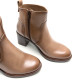 BOTINES DE PIEL DE TACÓN MOKA RAQUEL PORRONET - Querol online