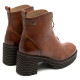 BOTINES DE PIEL CON CREMALLERA CUERO MILA PORRONET - Querol online