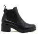 BOTINES DE PIEL NEGRA CON ELÁSTICOS DAFNE PORRONET - Querol online