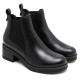 BOTINES DE PIEL NEGRA CON ELÁSTICOS DAFNE PORRONET - Querol online