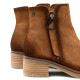 BOTINES DE PIEL CUERO CON CREMALLERA DIANA PORRONET - Querol online