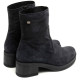 BOTINES DE PIEL CARBÓN CON CREMALLERA DANIELA PORRONET - Querol online