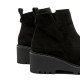 BOTINES DE PIEL CON CUÑA Y CREMALLERA NEGRO ELISA PORRONET - Querol online