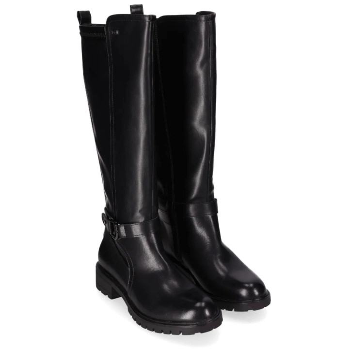 Botas planas Chika 10 de Piel Vegana de Mujer Plano - Querol online