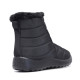 Botines planos Stay negros acolchados con pelito y cremallera - Querol online