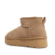 Botines plataforma Stay marrones con plataforma borreguito y tirador trasero estilo australianas - Querol online