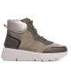 Zapatillas urban Mysoft taupe con cordón elástico y detalles metálicos en diferentes tonos - Querol online