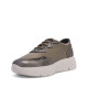 Zapatillas urban Mysoft taupe con elásticos, detalles metálicos y suela en contraste - Querol online