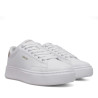 Zapatillas deporte Levi's carl blancas con plataforma y panel con glitter