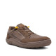 Sabatilles esportives DOCKERS marrons amb cordons elàstics i detall groc barefoot - Querol online