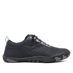 Zapatillas deportivas DOCKERS negras con cordones elásticos ajustables barefoot - Querol online