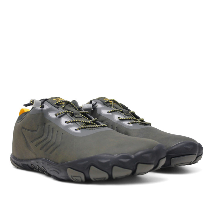 Zapatillas deportivas DOCKERS verdes con cordones elásticos ajustables barefoot - Querol online