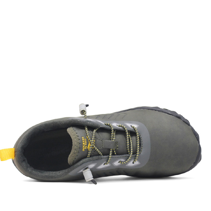 Zapatillas deportivas DOCKERS verdes con cordones elásticos ajustables barefoot - Querol online