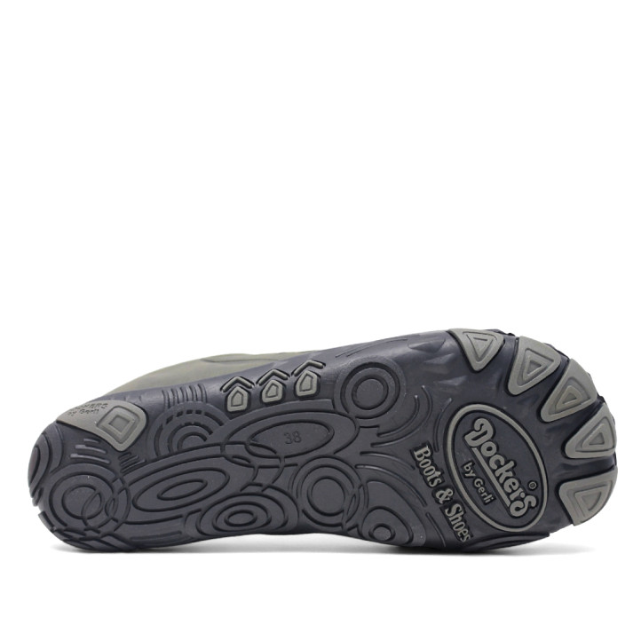 Zapatillas deportivas DOCKERS verdes con cordones elásticos ajustables barefoot - Querol online