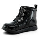 Botins Chicco flemma negres efecte xarol i estil militar - Querol online