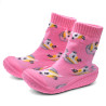Zapatillas casa Chicco taipei rosas estilo calcetín con unicornios