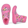 Zapatillas casa Chicco taipei rosas estilo calcetín con unicornios