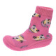 Zapatillas casa Chicco taipei rosas estilo calcetín con unicornios - Querol online