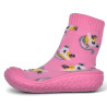 Zapatillas casa Chicco taipei rosas estilo calcetín con unicornios