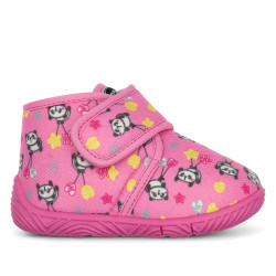 Espardenyes casa Chicco tofu roses amb dibuixos de pandes - Querol online