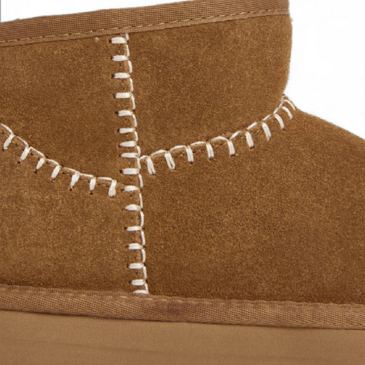 Botines plataforma Pepe Jeans dissy etnic marrones estilo australianas - Querol online
