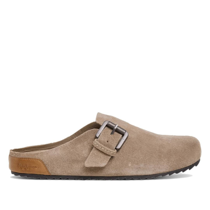 Esclops Pepe Jeans corby clog taupe estil escolp - Querol online