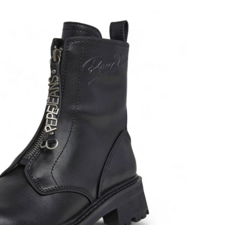 Botins plans Pepe Jeans stacy hug amb tirador amb el nom de la marca - Querol online
